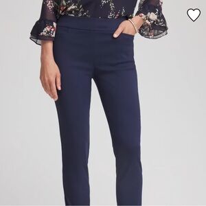 Chico's Dark Olive Brigitte So Slimming slim leg Ankle Pants